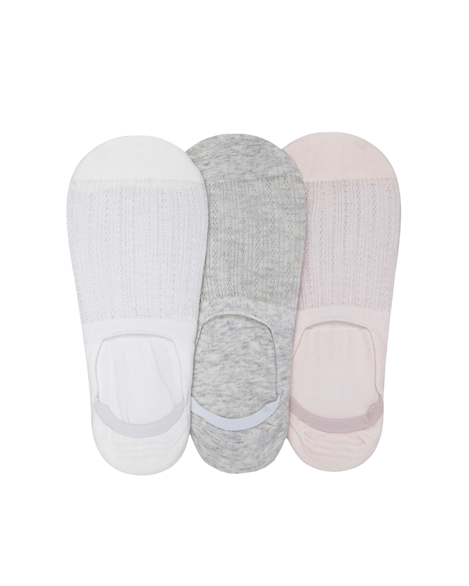 מארז 3 זוגות עקביות ג'קארד פוינטל ללא תפר - MIX