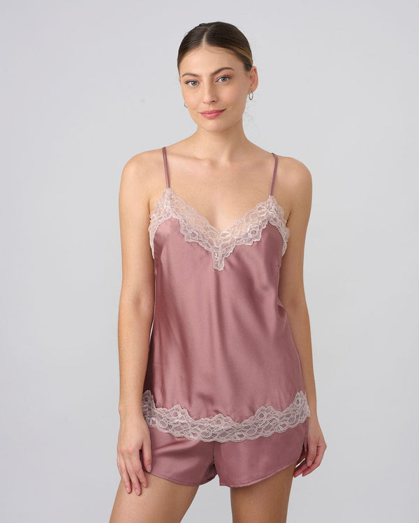 בייבי דול סאטן בשילוב תחרה - DESERT ROSE – תמונה 1