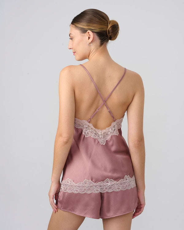 בייבי דול סאטן בשילוב תחרה - DESERT ROSE – תמונה 4