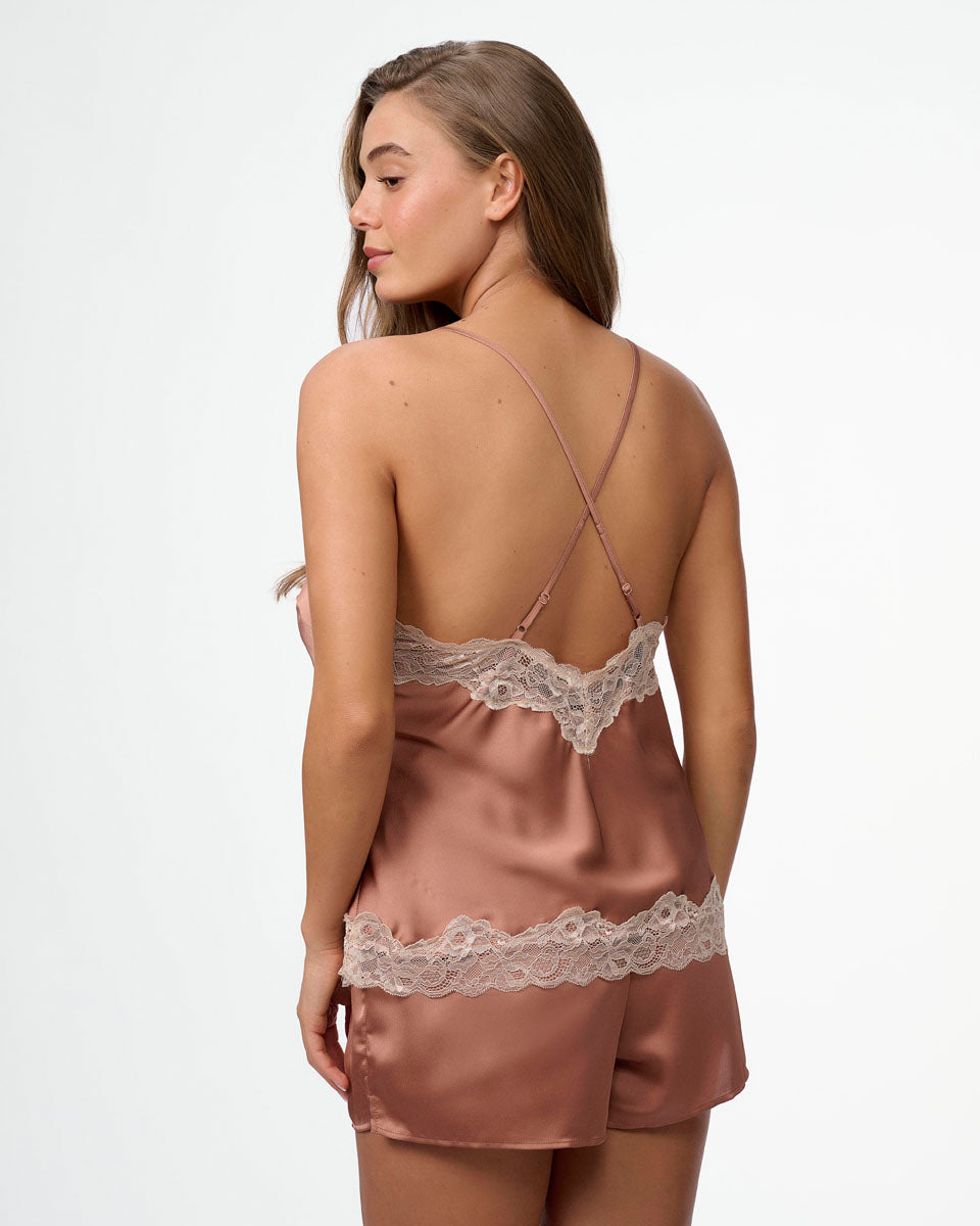 בייבידול סאטן בשילוב תחרה