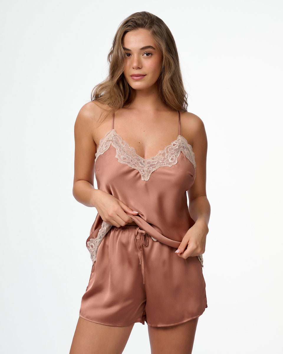 בייבידול סאטן בשילוב תחרה