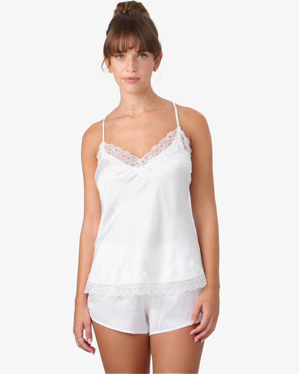 בייבי דול סאטן בשילוב תחרה - IVORY – תמונה 1