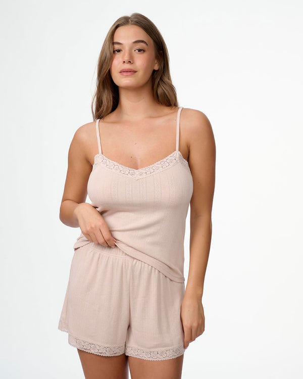 סט בייב דול ויסקוזה "פוינטל" בשילוב תחרה - SHELL
