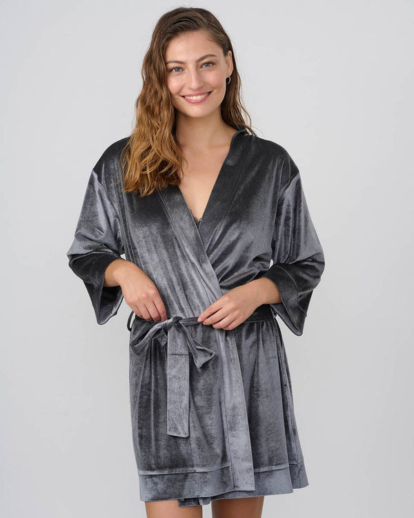 חלוק קטיפה - COAL