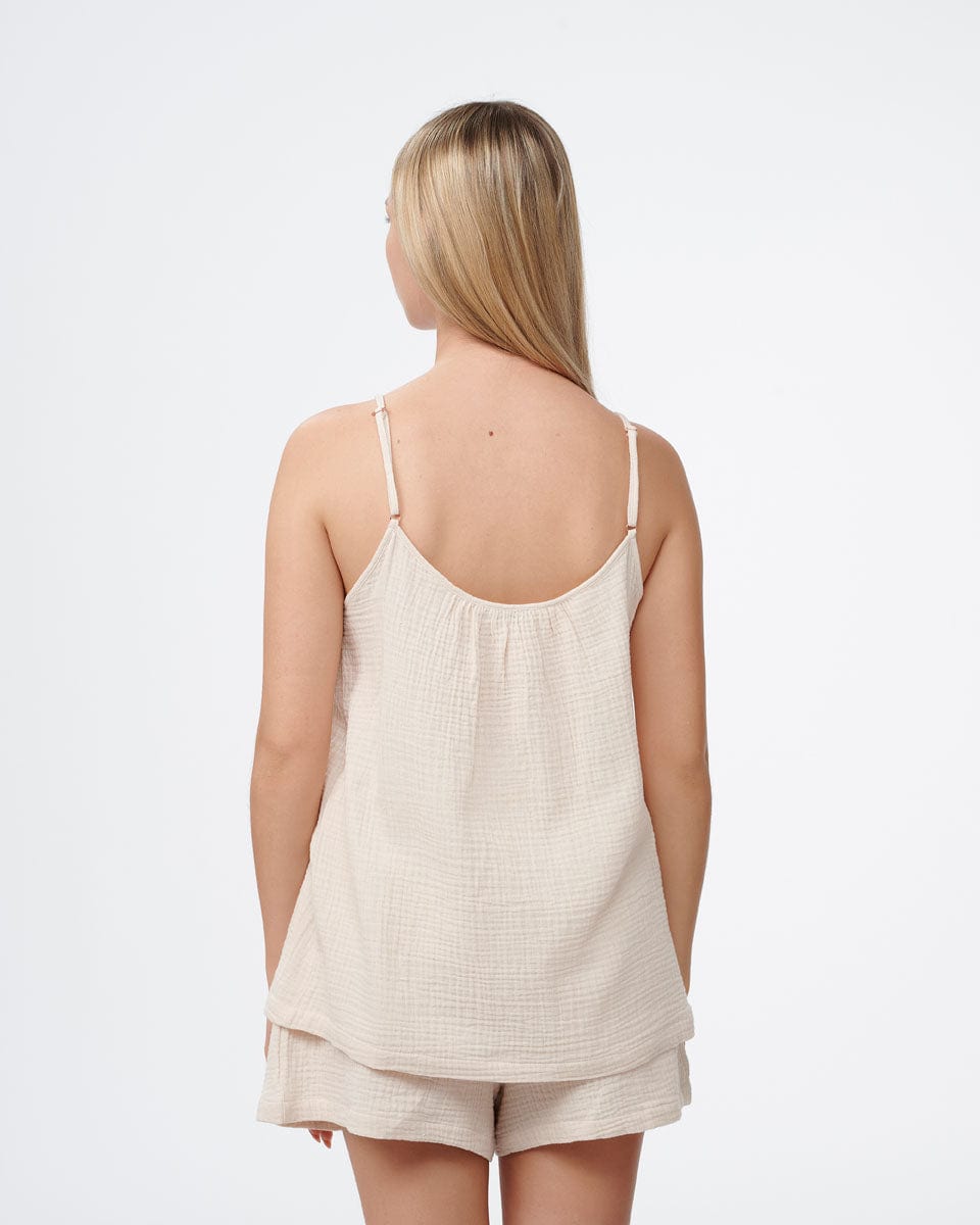 סט בייבי דול טטרה 2 חלקים גופייה ומכנסון - SKIN – תמונה 3