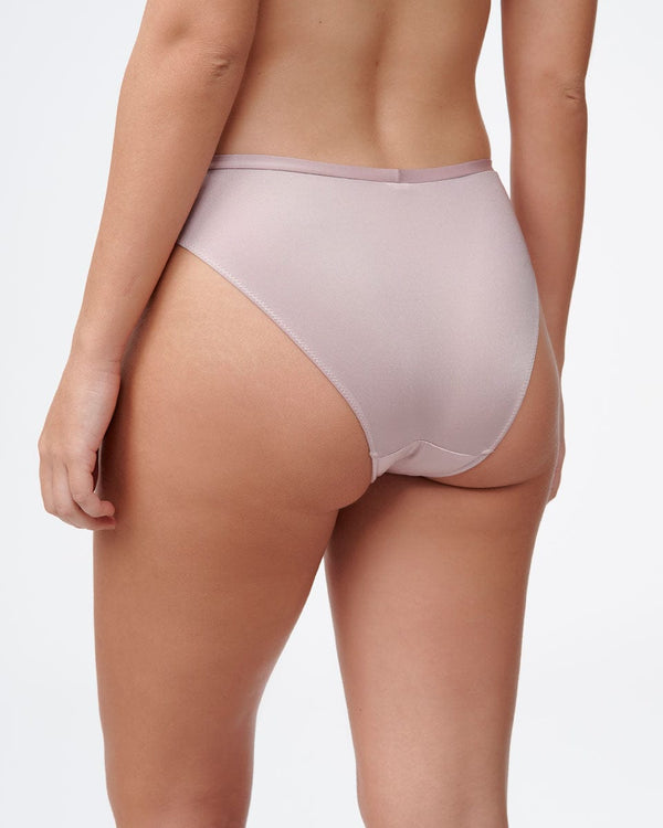 תחתון ביקיני בשילוב בד מיקרו ותחרה עדינה - DEEP BLUSH – תמונה 3