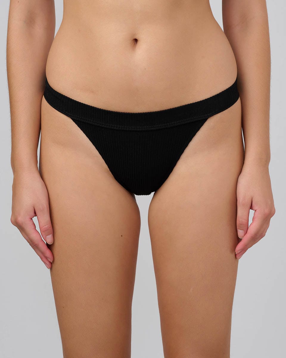 תחתון ביקיני - BLACK – תמונה 2