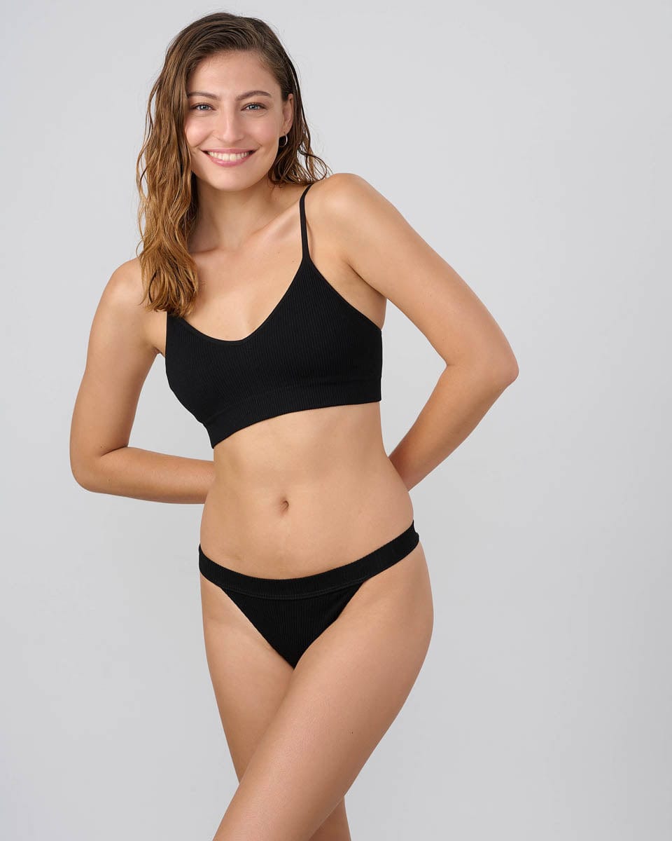 תחתון ביקיני - BLACK – תמונה 5