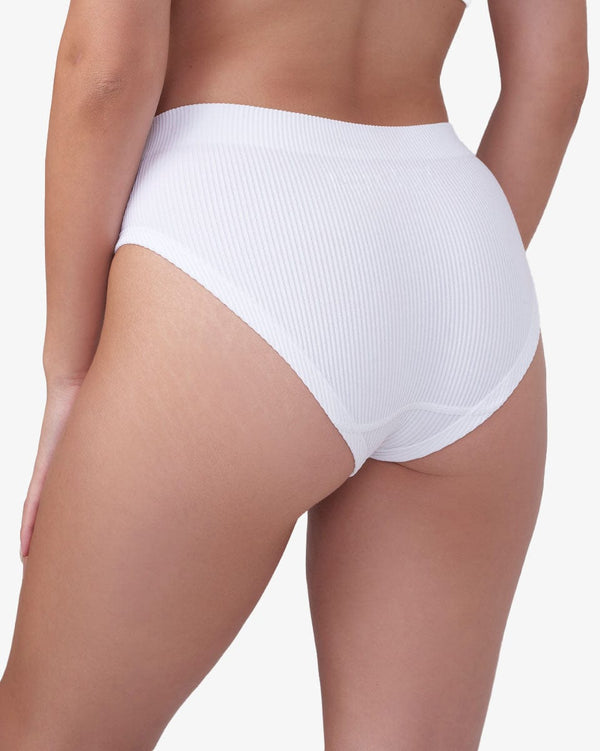 תחתון מידי ריב - WHITE – תמונה 3