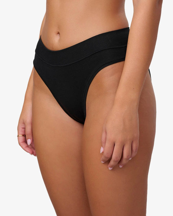 תחתון ביקיני - BLACK – תמונה 2