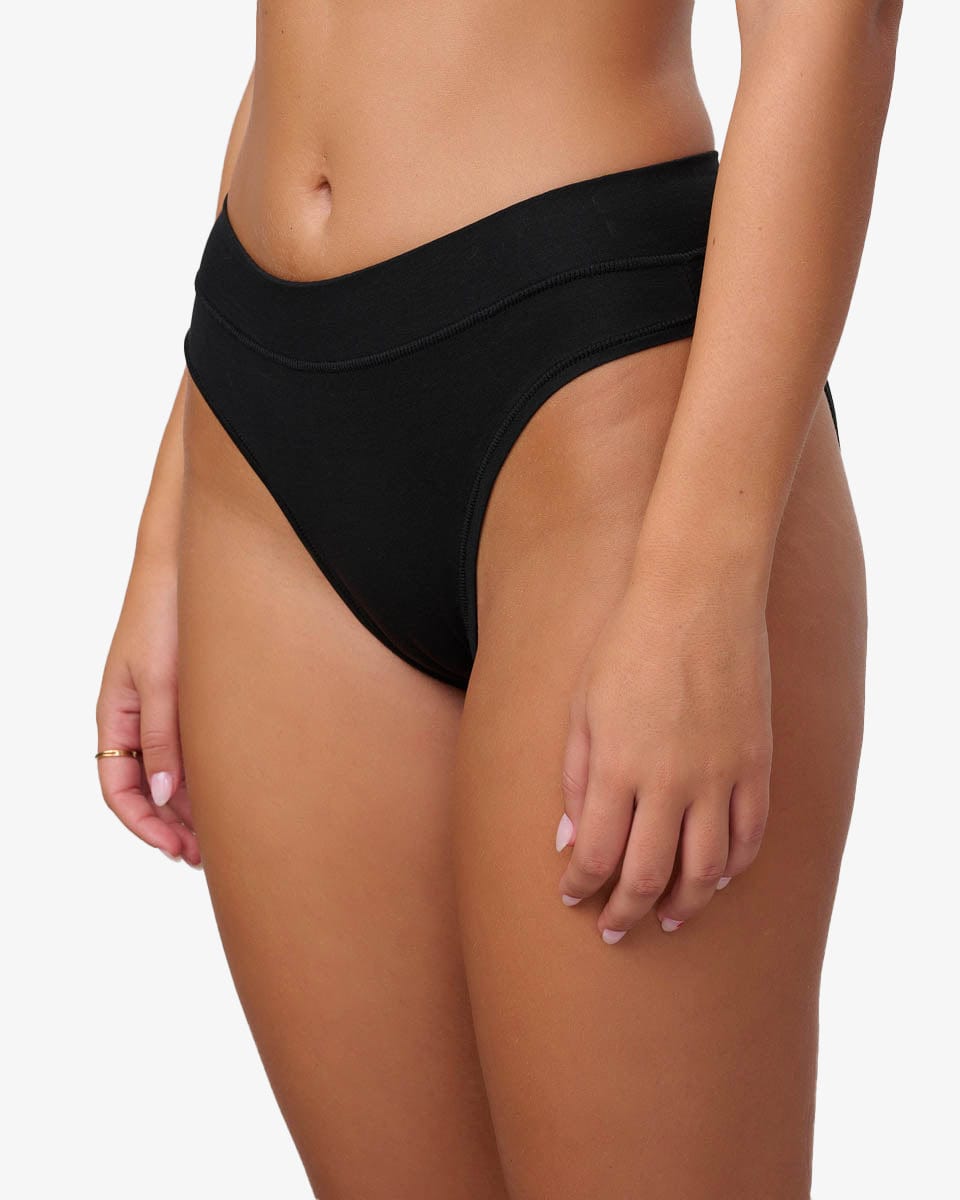 תחתון ביקיני - BLACK – תמונה 2