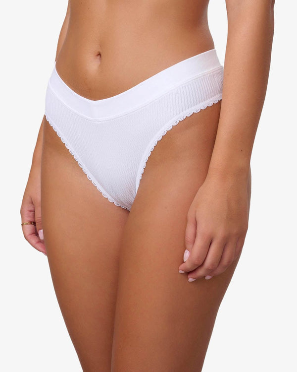 תחתון ברזילאי - WHITE – תמונה 2