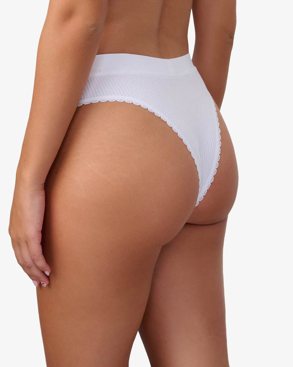 תחתון ברזילאי - WHITE – תמונה 3