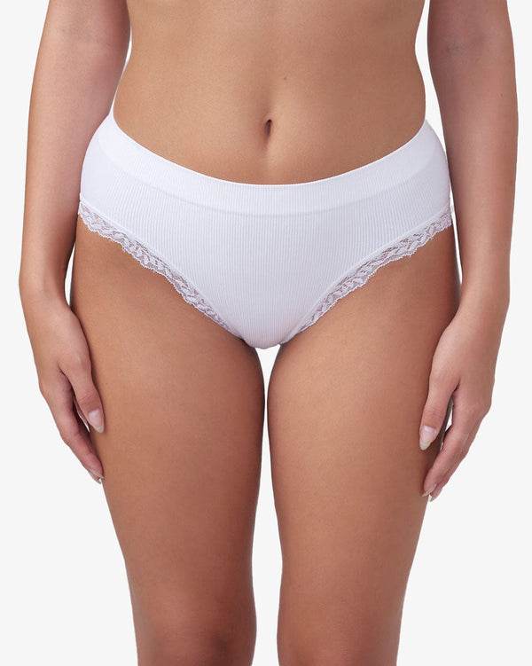 תחתון מידי הי לג - WHITE – תמונה 1