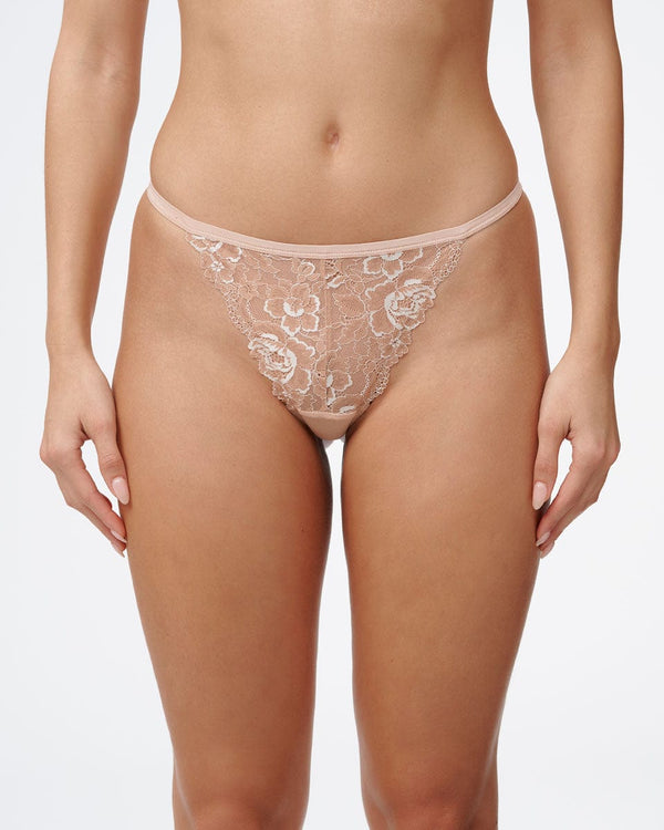 תחתון בגזרת חוטיני מתחרה טו טון עשירה - GOLD – תמונה 1