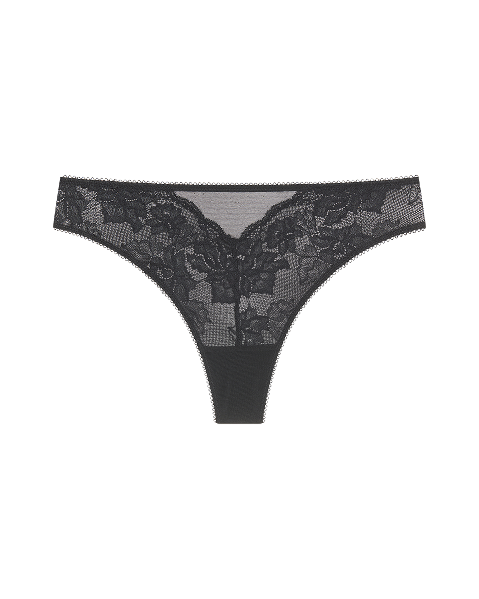 תחתון חוטיני תחרה ורשת