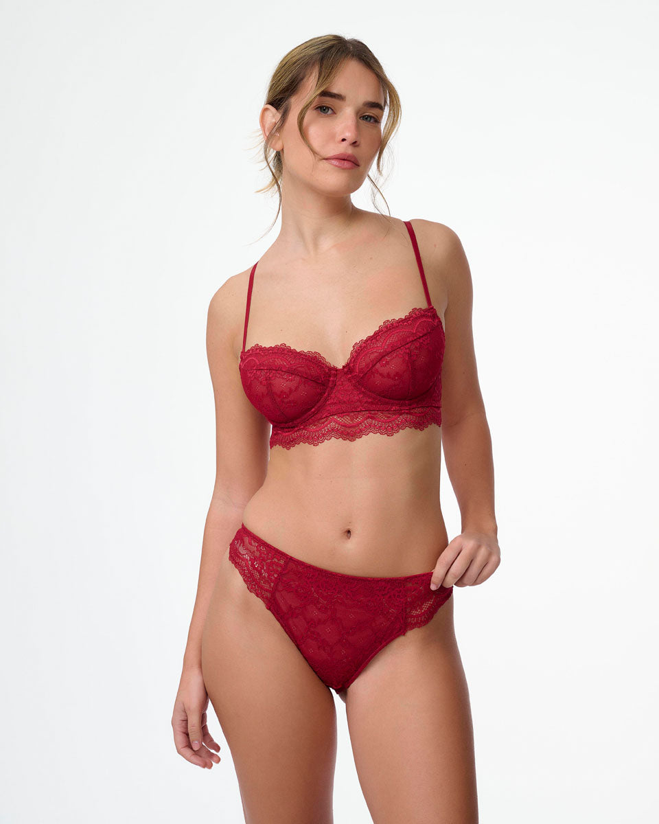 תחתון ביקיני תחרה רומנטית