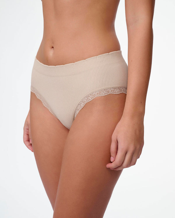 תחתון סימלס ריב מידי עם רגל גבוה