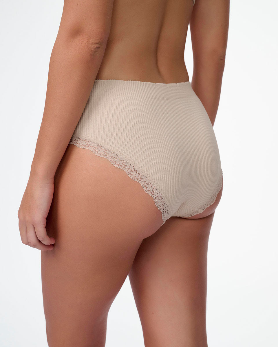 תחתון סימלס ריב מידי עם רגל גבוה