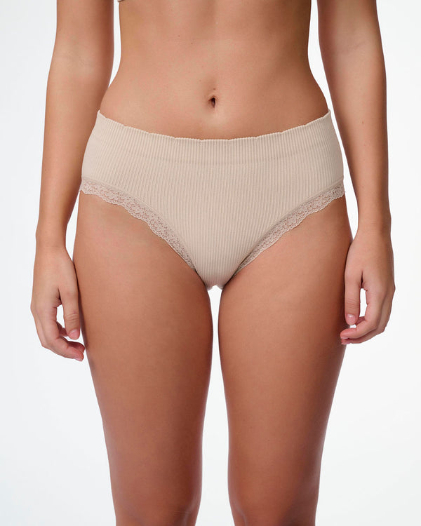 תחתון סימלס ריב מידי עם רגל גבוה