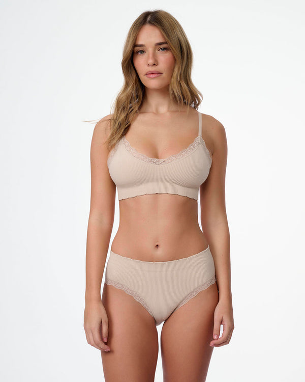 תחתון סימלס ריב מידי עם רגל גבוה