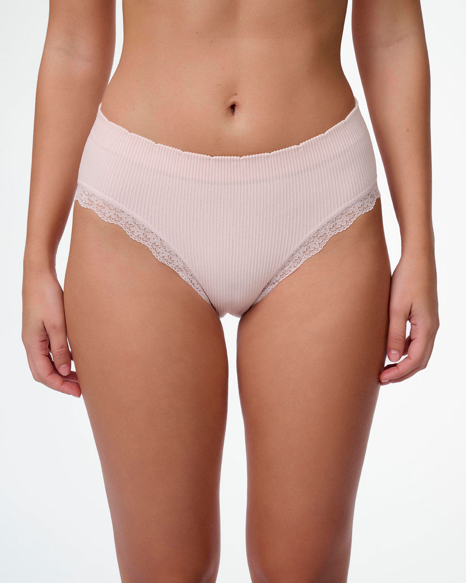 תחתון סימלס ריב מידי עם רגל גבוה