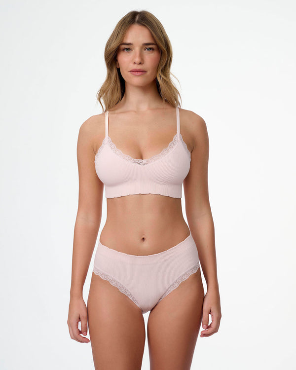 תחתון סימלס ריב מידי עם רגל גבוה