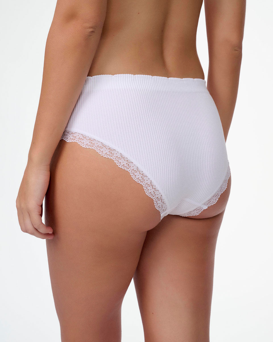 תחתון סימלס ריב מידי עם רגל גבוה