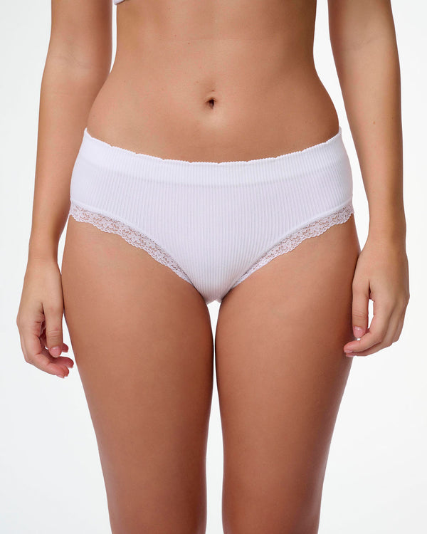 תחתון סימלס ריב מידי עם רגל גבוה