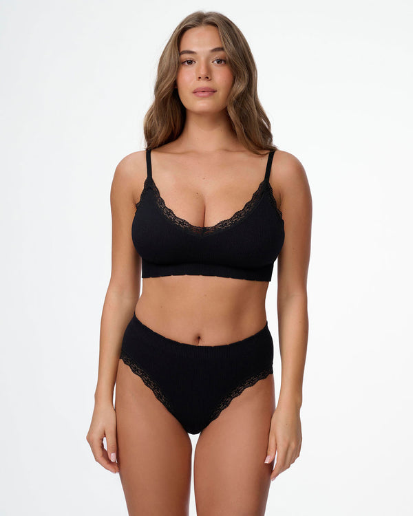 תחתון סימלס ריב מידי עם רגל גבוה