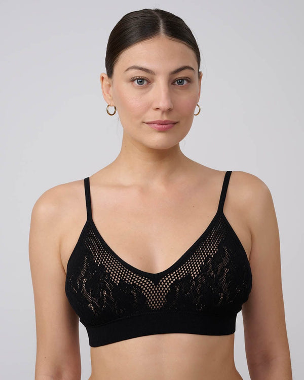 ברלט סימלס משולשים גקארד פרחים   כריות נשלפות - BLACK – תמונה 1