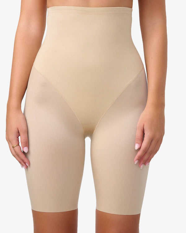 מחטב מכנסיים בגזרה גבוהה - NUDE – תמונה 1