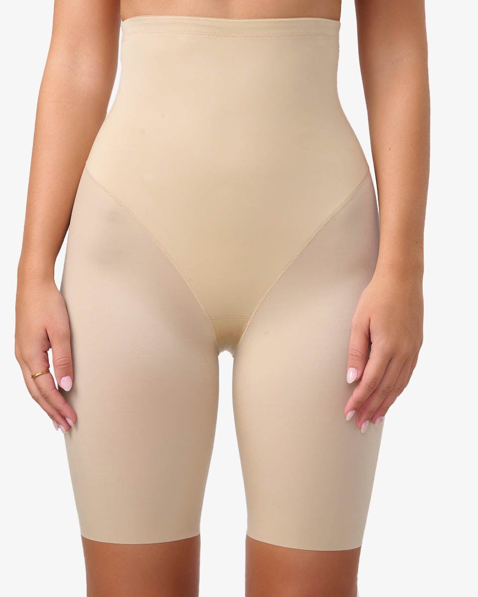 מחטב מכנסיים בגזרה גבוהה - NUDE – תמונה 1