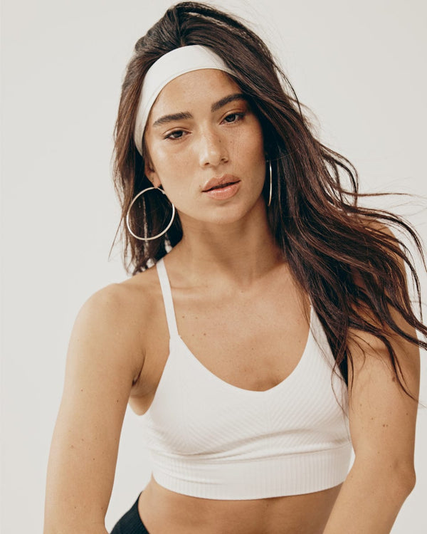 ברלט ריב אלכסוני סימלס - WHITE – תמונה 5