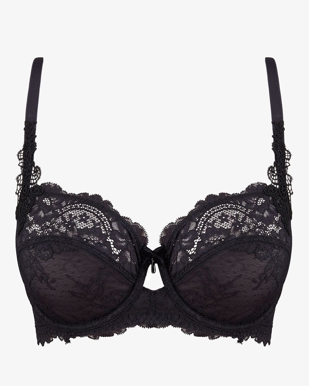 חזייה ללא ריפוד עם ברזלים מתחרת פרחים מעודנת