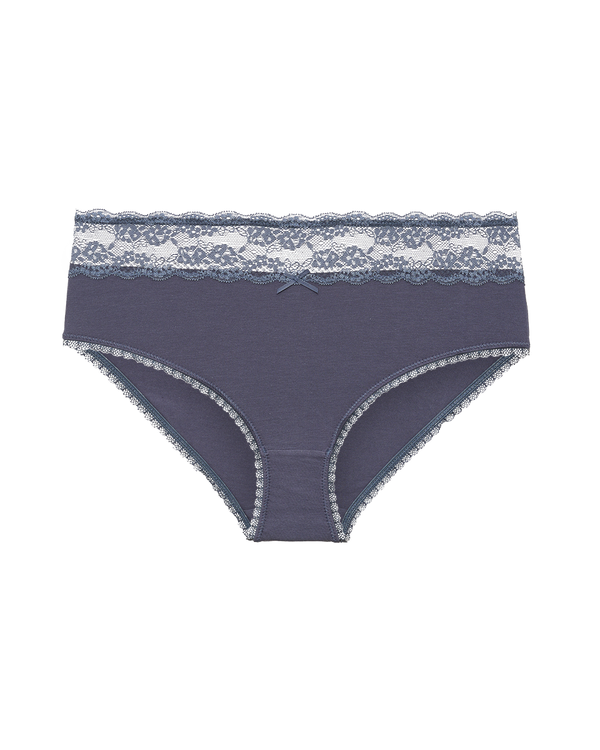 תחתון כותנה מידי - BLUE DENIM