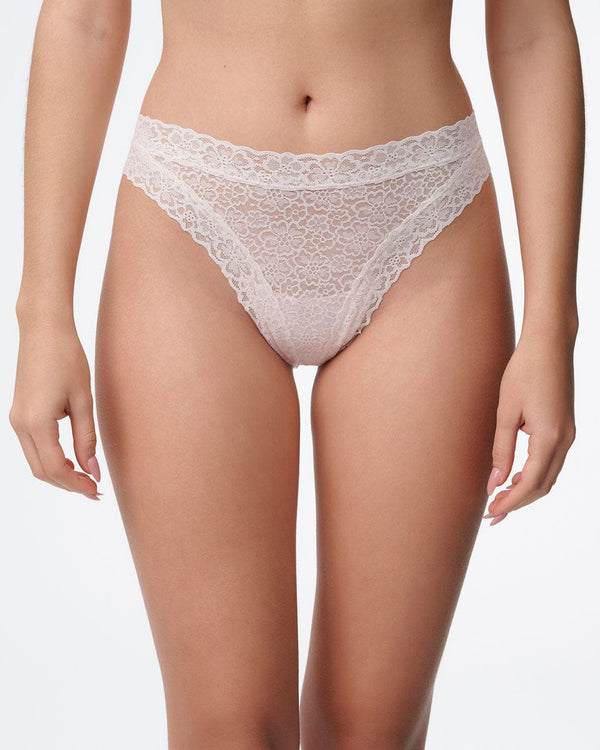 תחתון ברזילאי תחרה - LAVENDER – תמונה 1