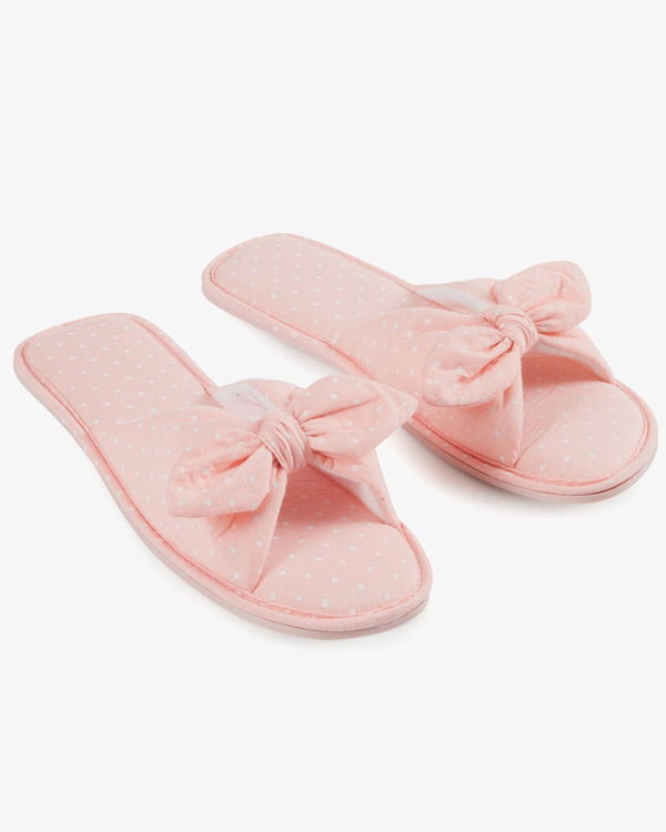נעל בית קשר נקודות - PINK – תמונה 1