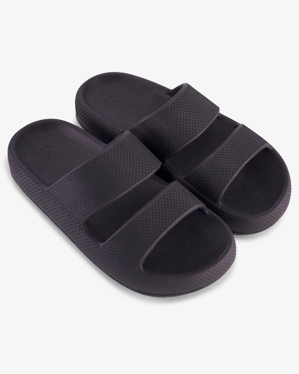 נעלי גומי  רצועות - BLACK – תמונה 1