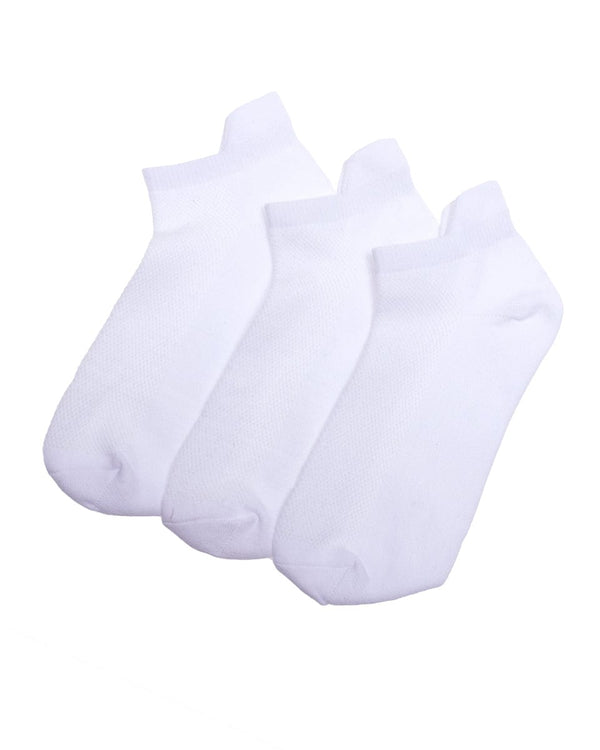 מארז  זוגות 3 קרסוליות  ספורט - WHITE – תמונה 1