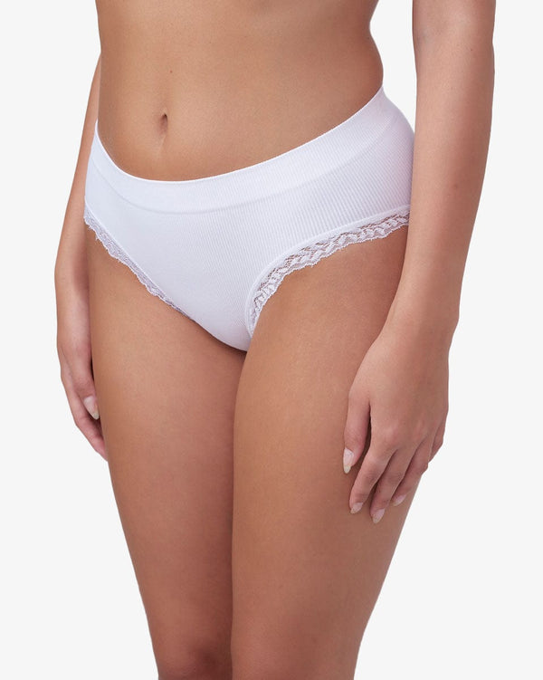 תחתון מידי הי לג - WHITE – תמונה 2